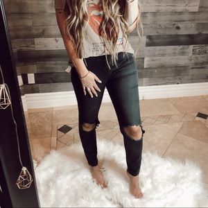 Free people black jeans